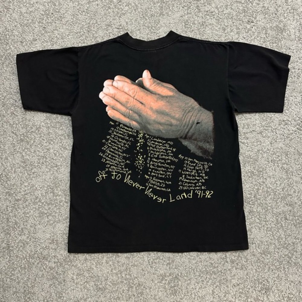 Vintage 1991 Metallica Enter Sandman Never Land Tour Shirt Brockum Large RARE!🔥 - Picture 6 of 11